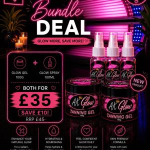 AK Glow Bundle Deal - Tanning Gel + Tanning Spray